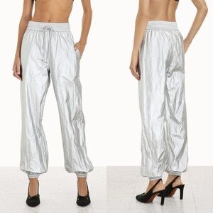 NWT Zimmermann Rythmic Drawstring Metallic Jogger Pants